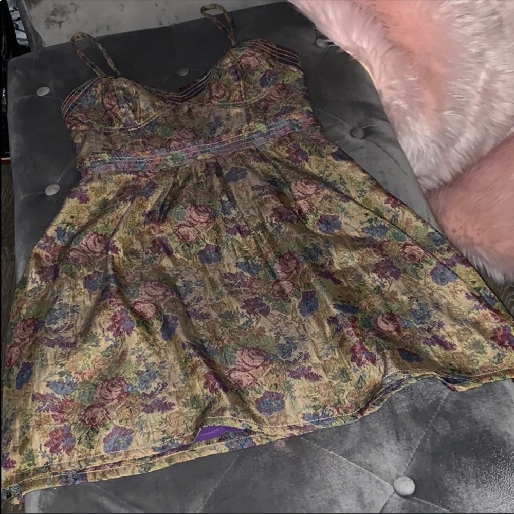 Free People brocade dress.